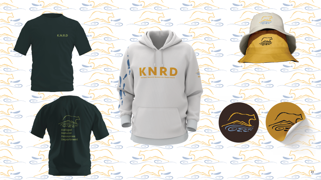 KNRD branded mockups